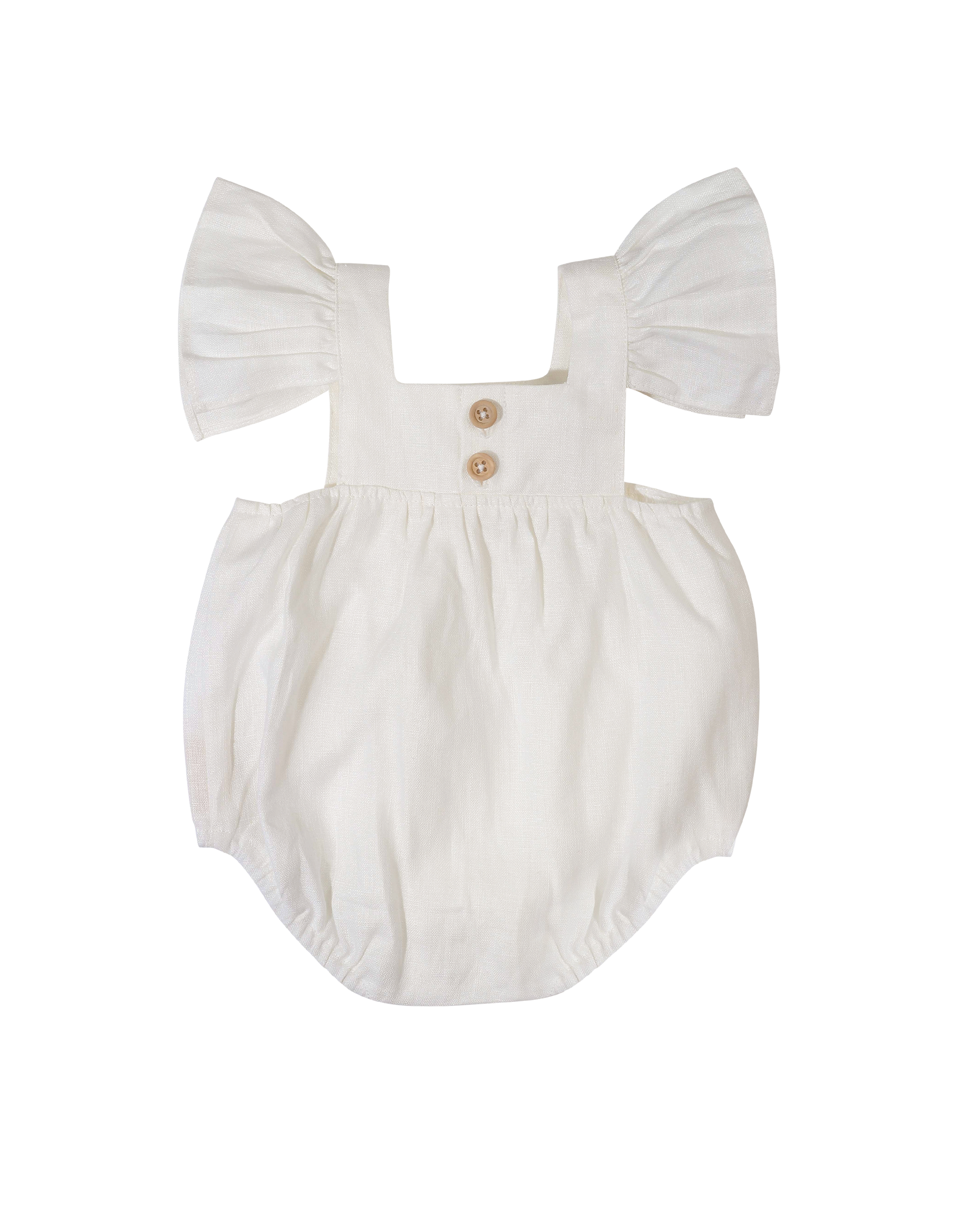 Mini Fynn Romper | Snow