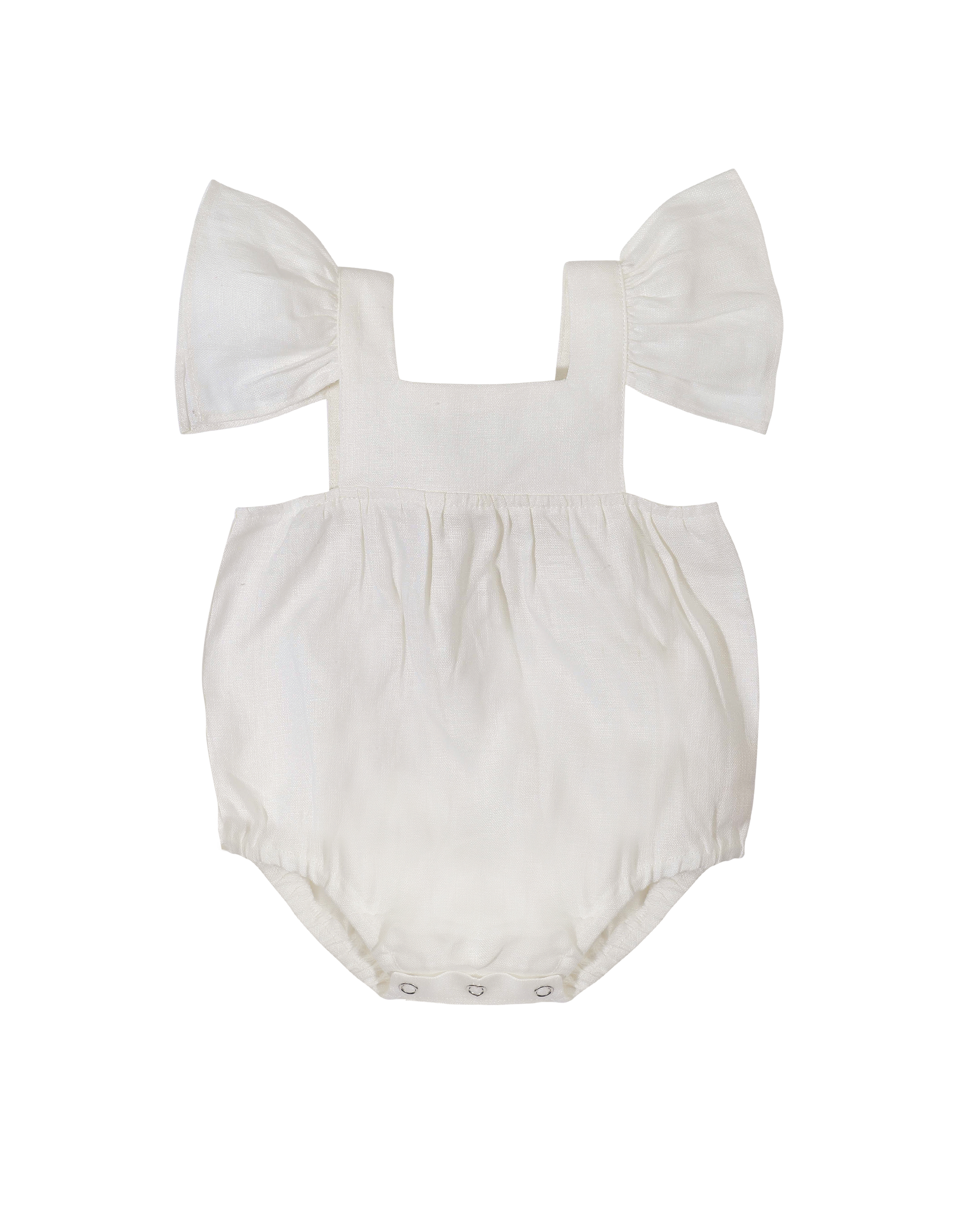Mini Fynn Romper | Snow