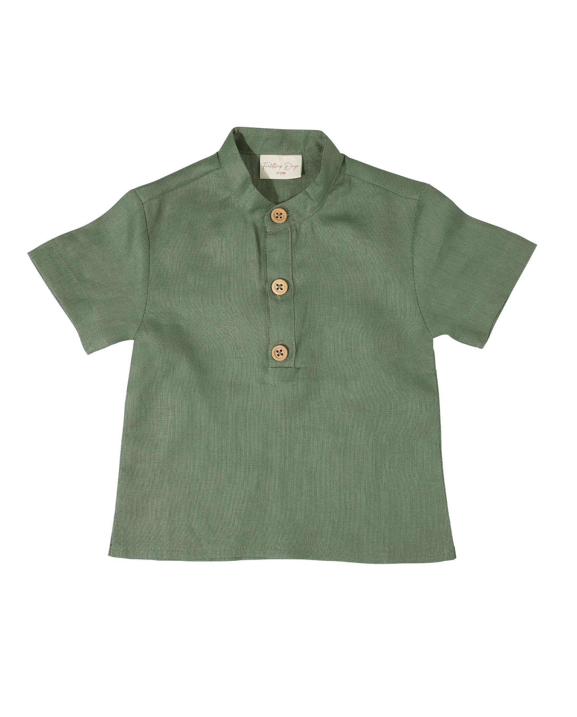 Mini Oliver Shirt | Pine