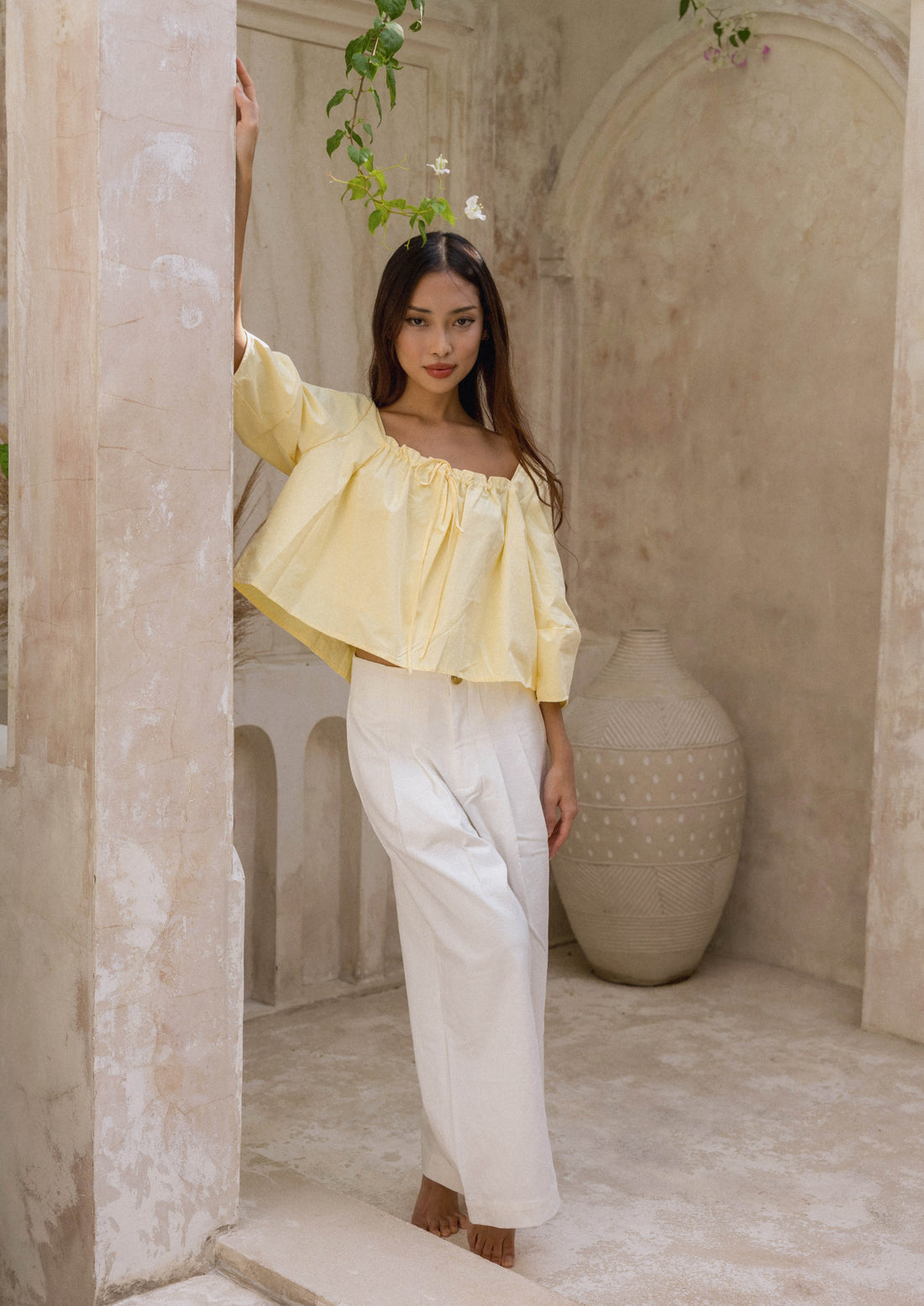 Seymour Pants | White