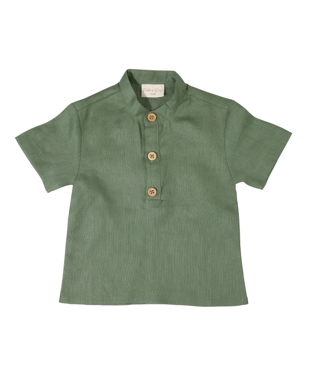 Mini Oliver Shirt | Pine