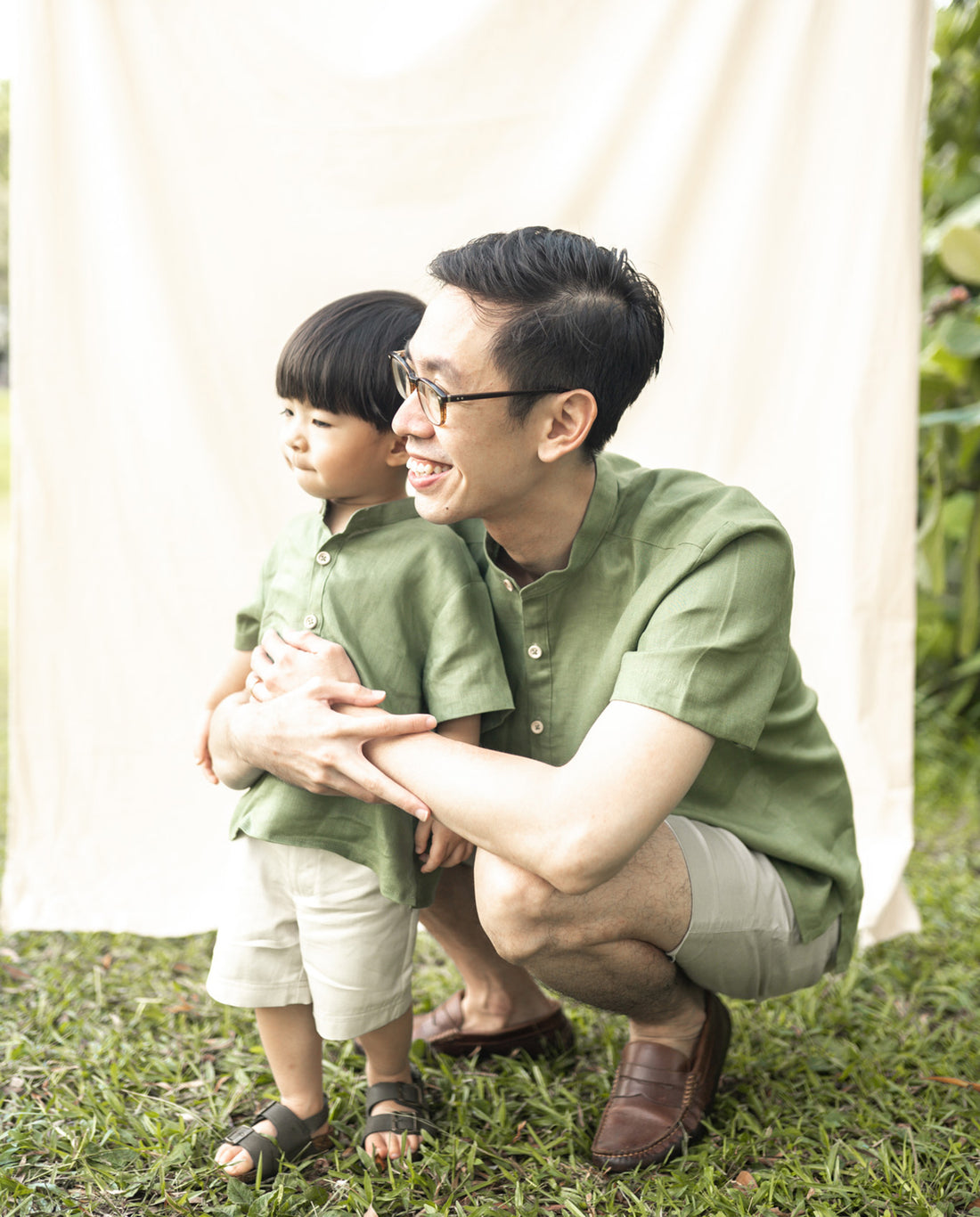 Mini Oliver Shirt | Pine