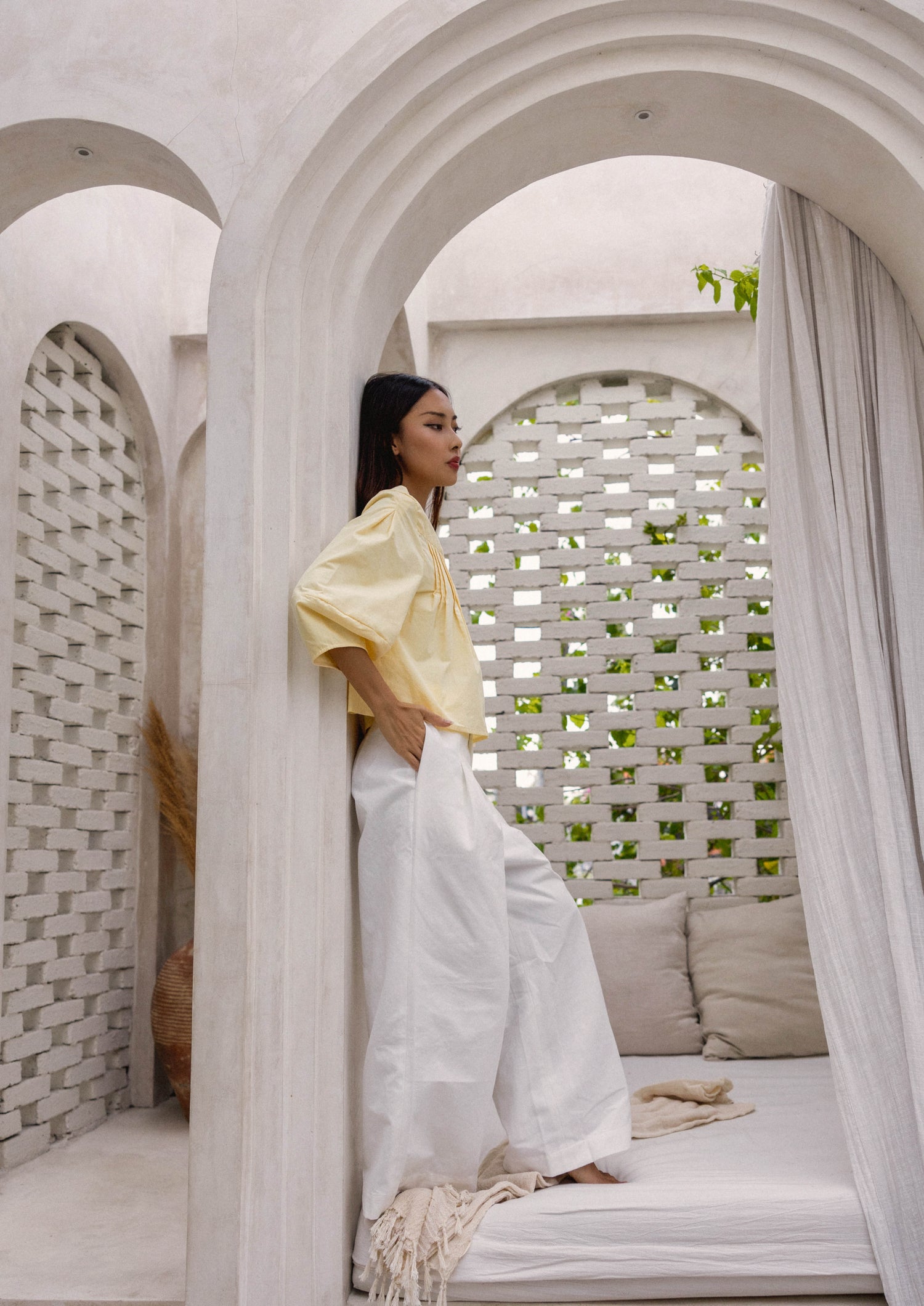 Seymour Pants | White